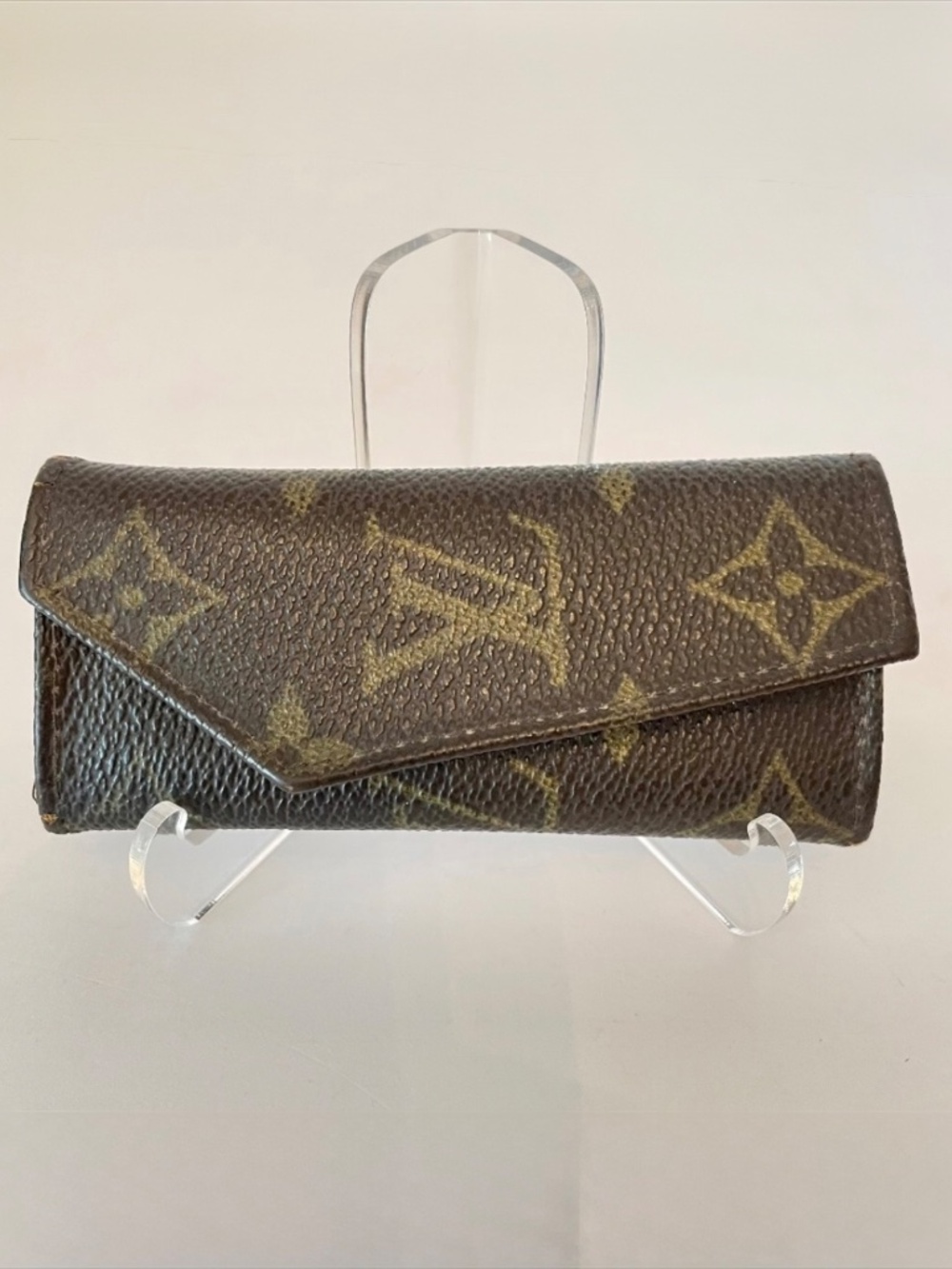 Vintage 1980's LV Monogram 4 Key Case RARE